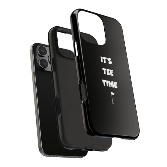 It's Tee Time Phone Case - Black