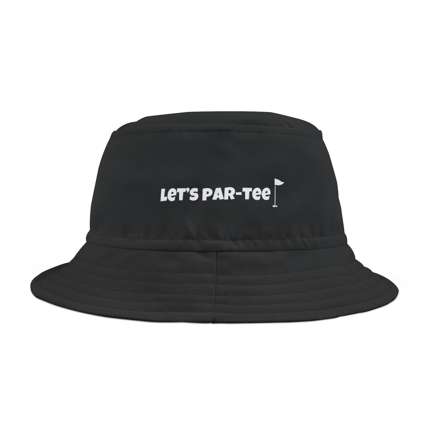 Let's Par-Tee Bucket Hat - Black