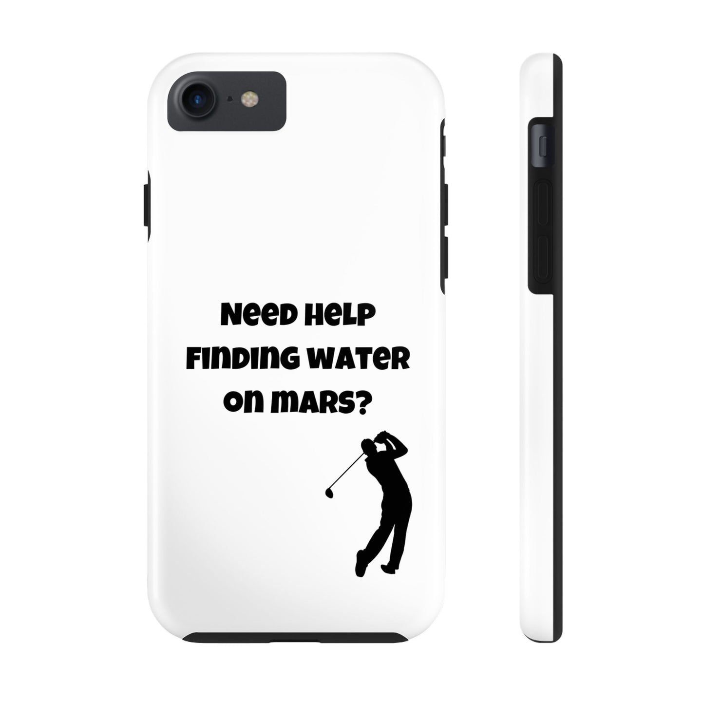 Water on Mars Phone Case - White