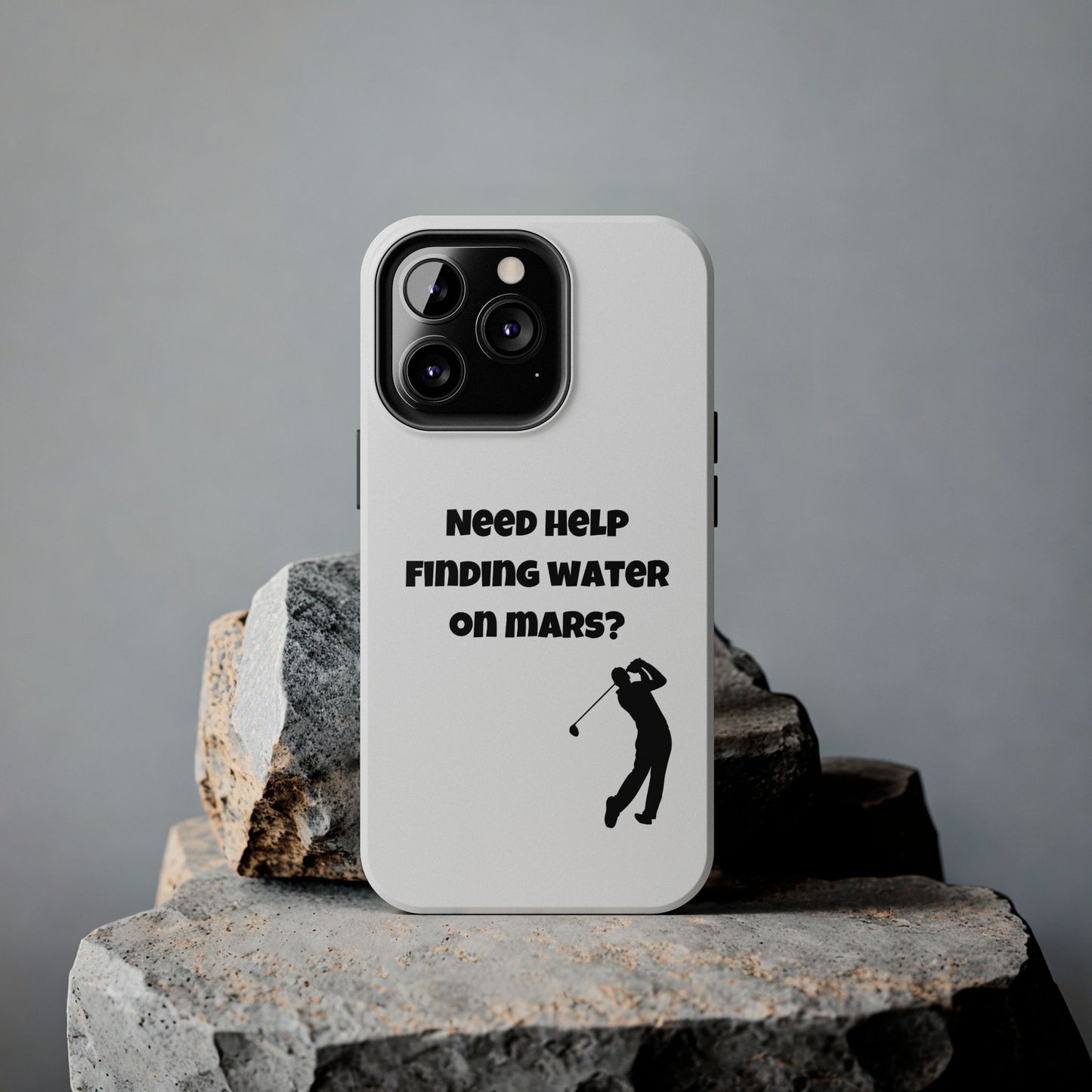 Water on Mars Phone Case - White