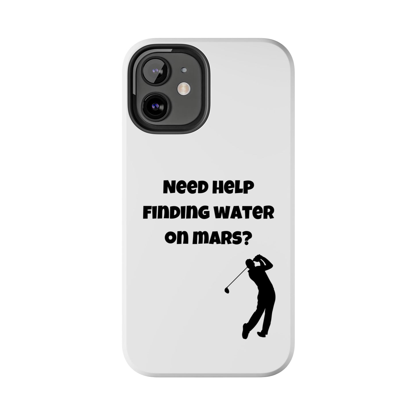 Water on Mars Phone Case - White