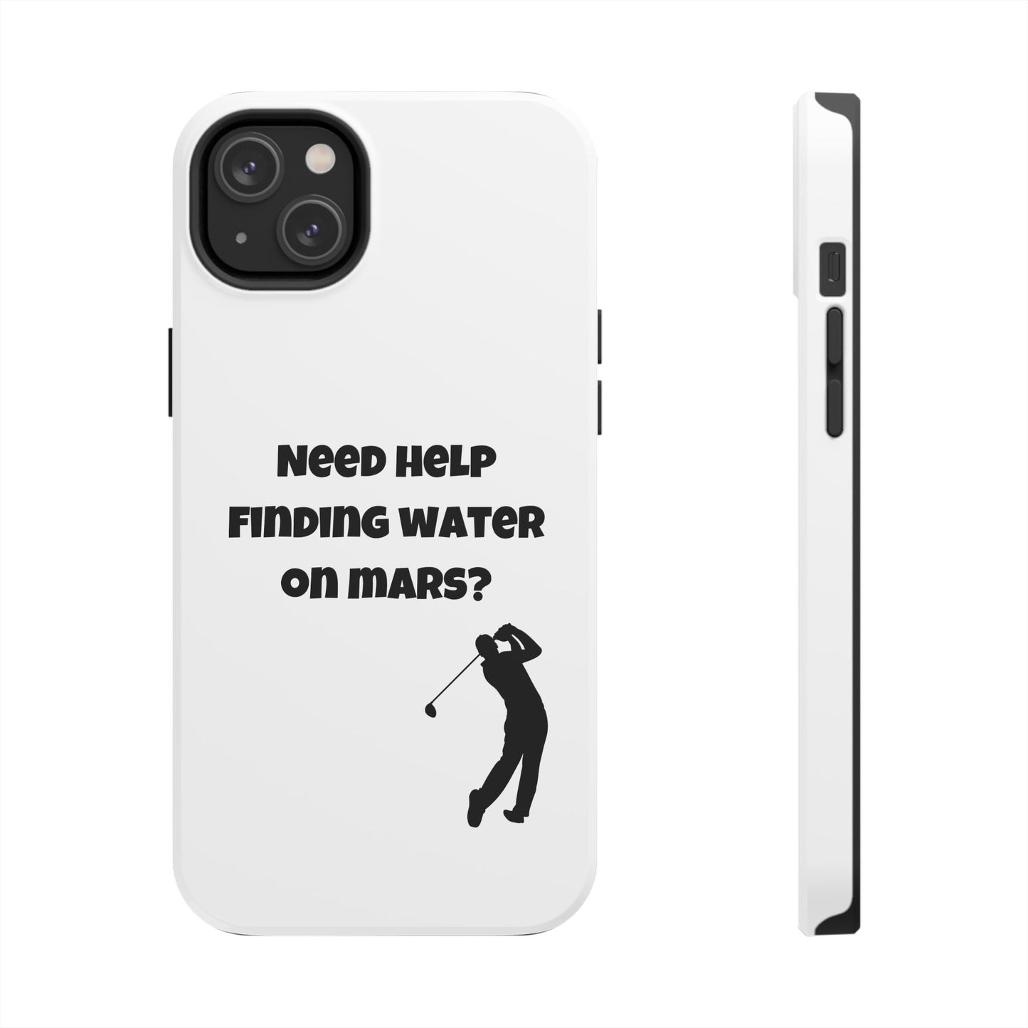 Water on Mars Phone Case - White