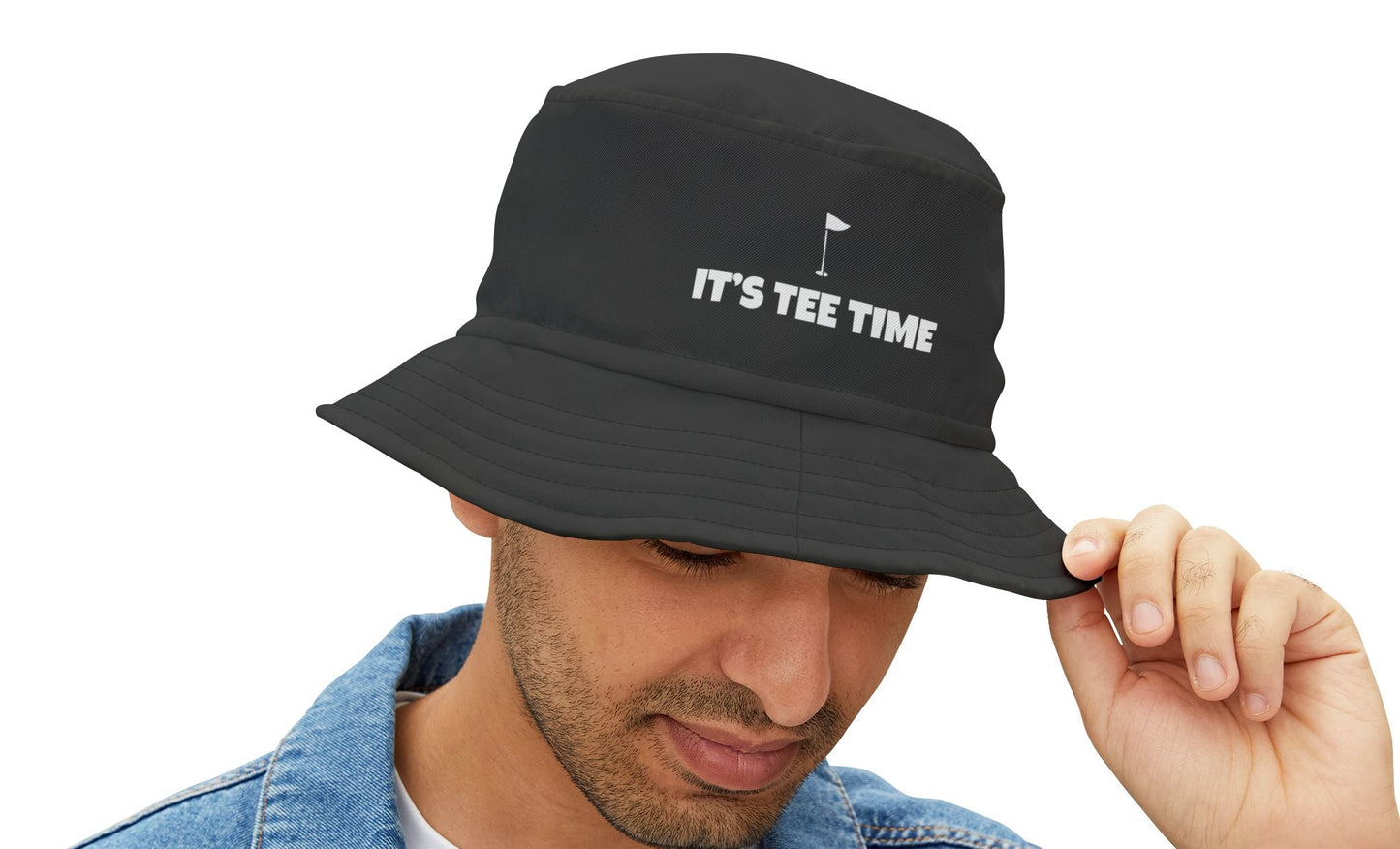 It's Tee Time Bucket Hat - Black