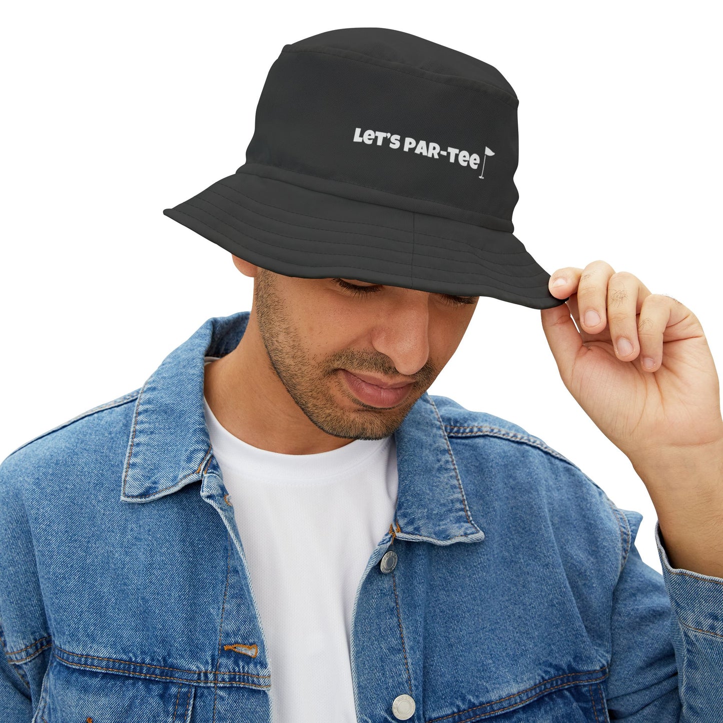 Let's Par-Tee Bucket Hat - Black