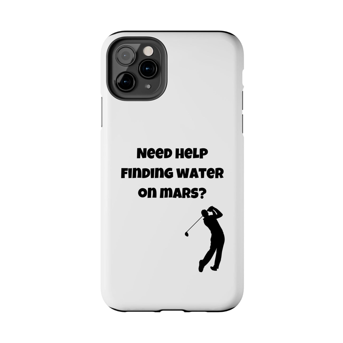 Water on Mars Phone Case - White