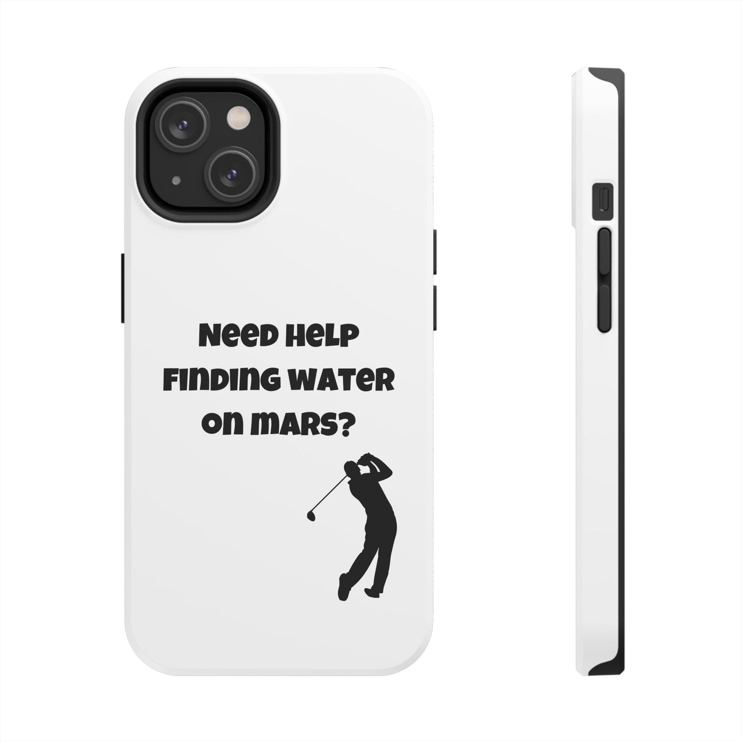 Water on Mars Phone Case - White