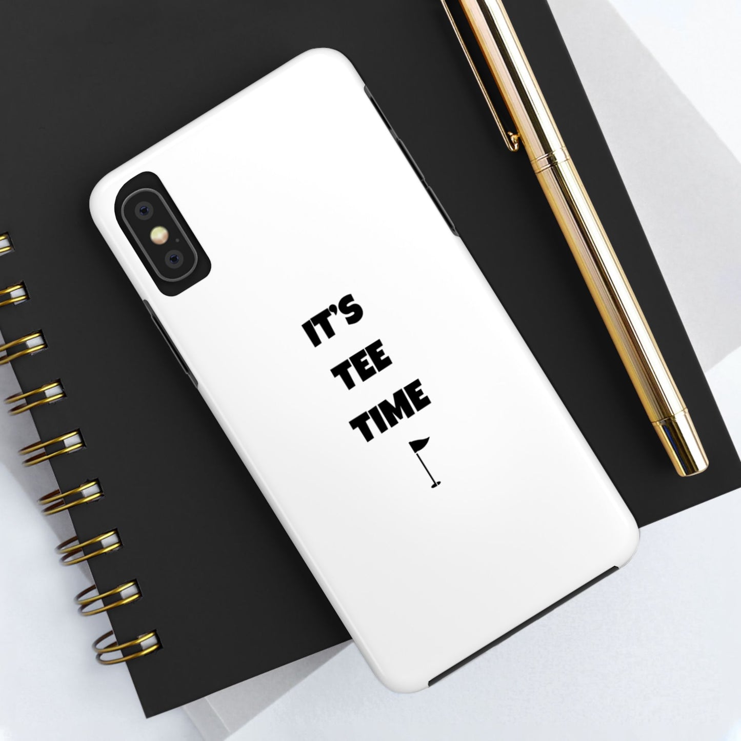 It's Tee Time Phone Case - White