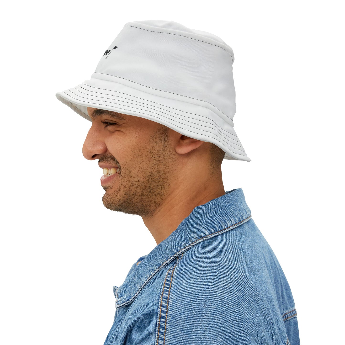 Let's Par-Tee Bucket Hat - White