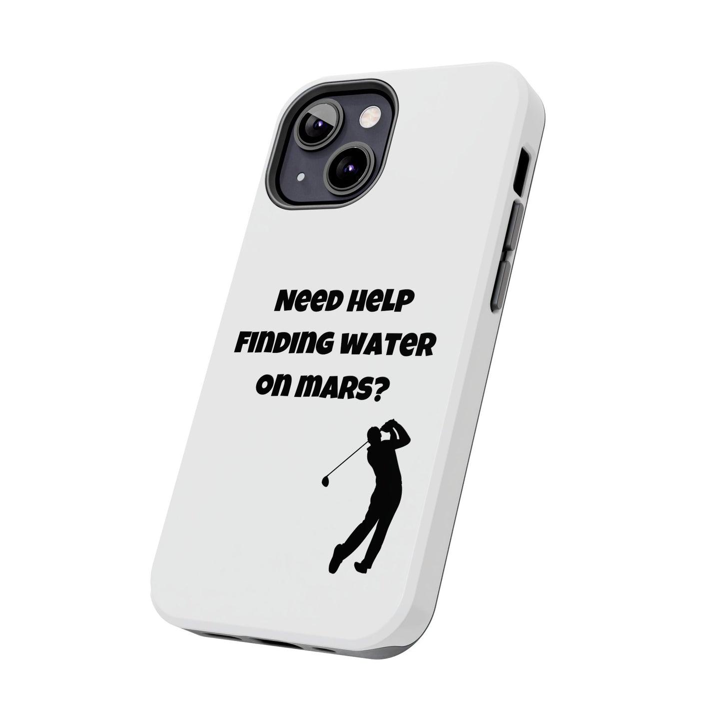 Water on Mars Phone Case - White