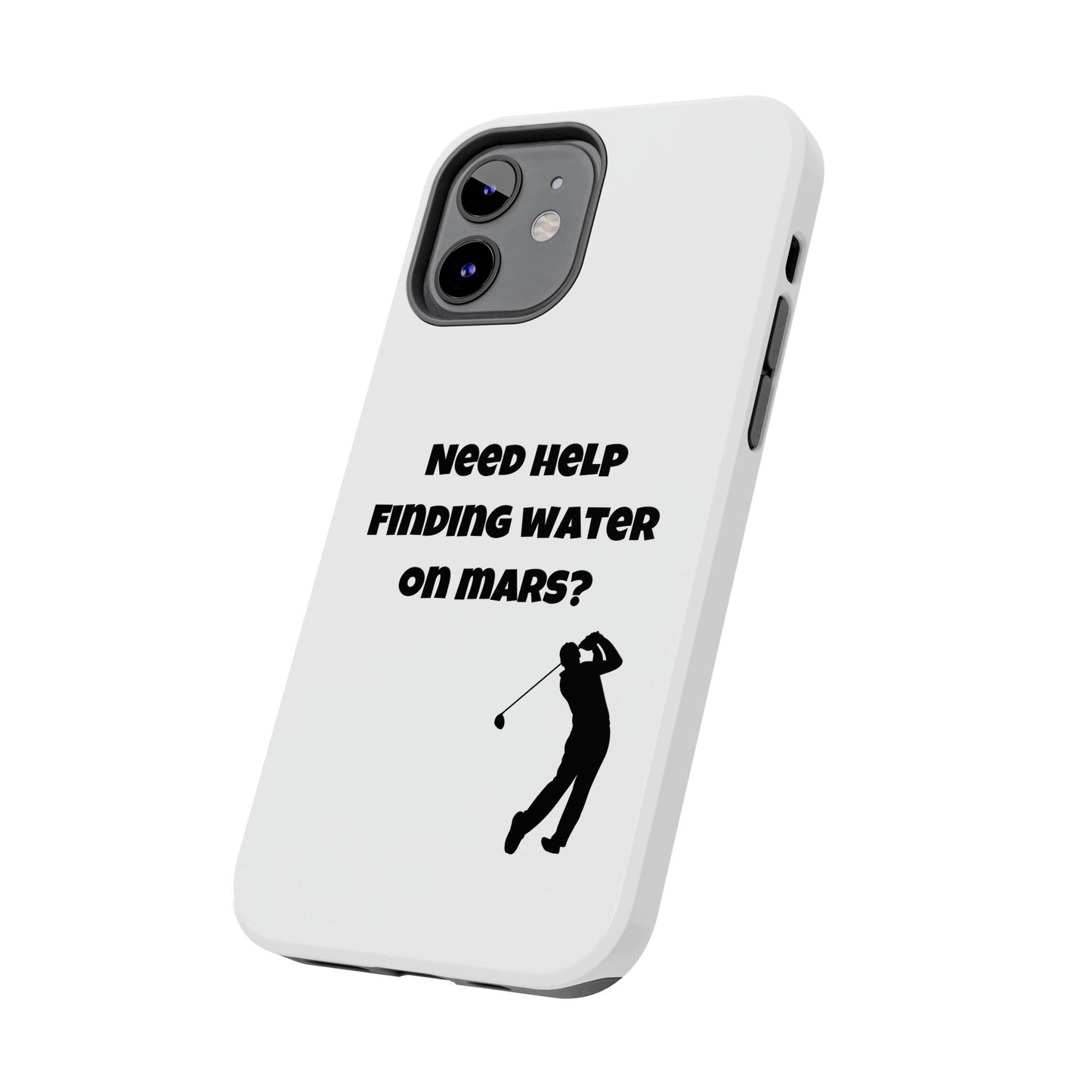 Water on Mars Phone Case - White