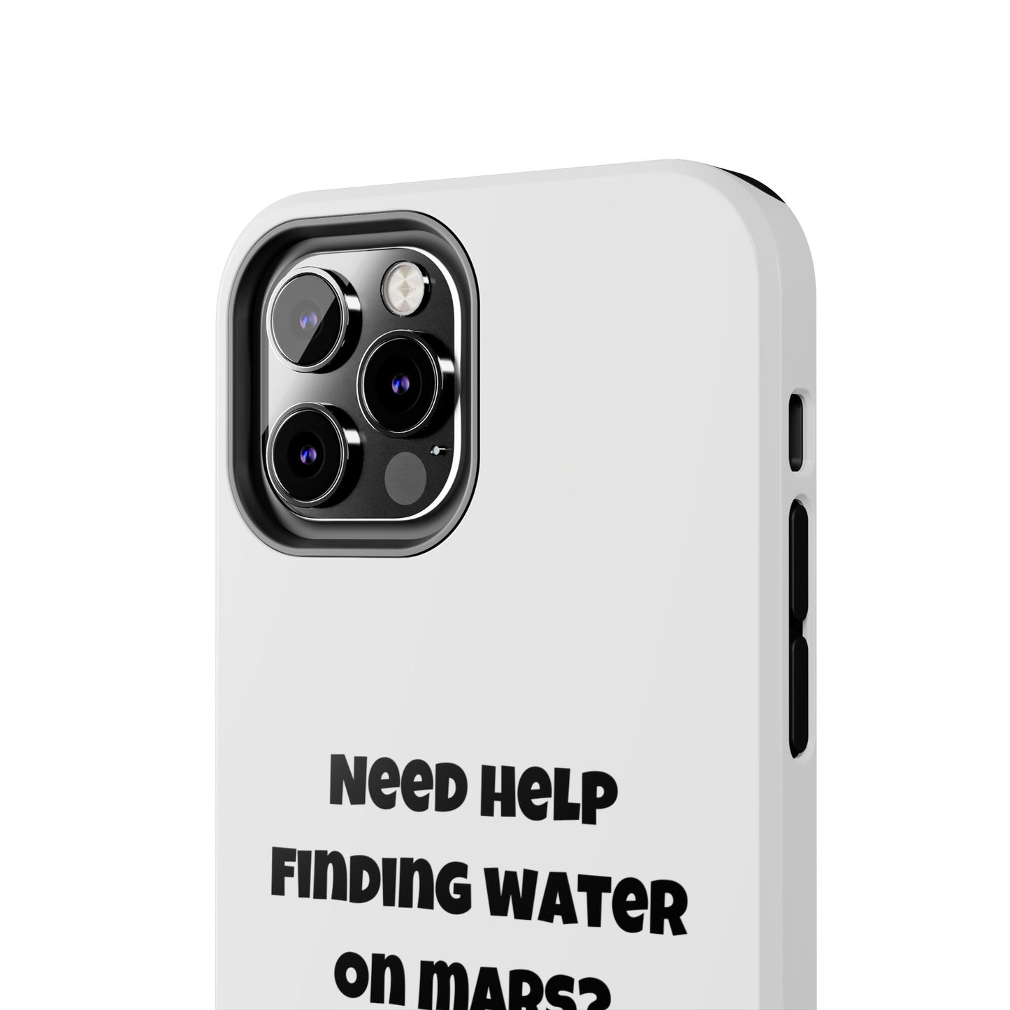 Water on Mars Phone Case - White