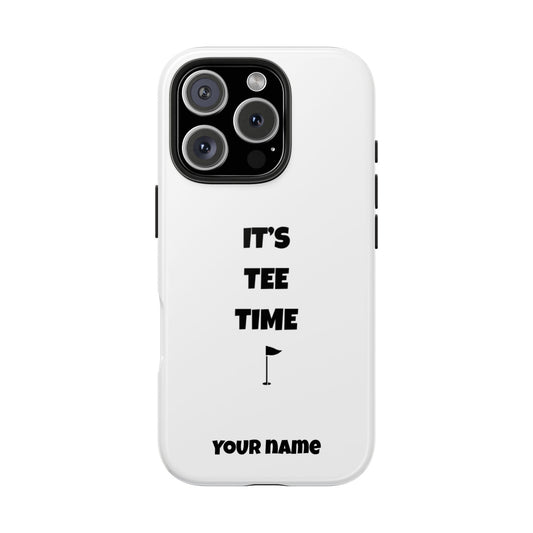 It's Tee Time Phone Case - White